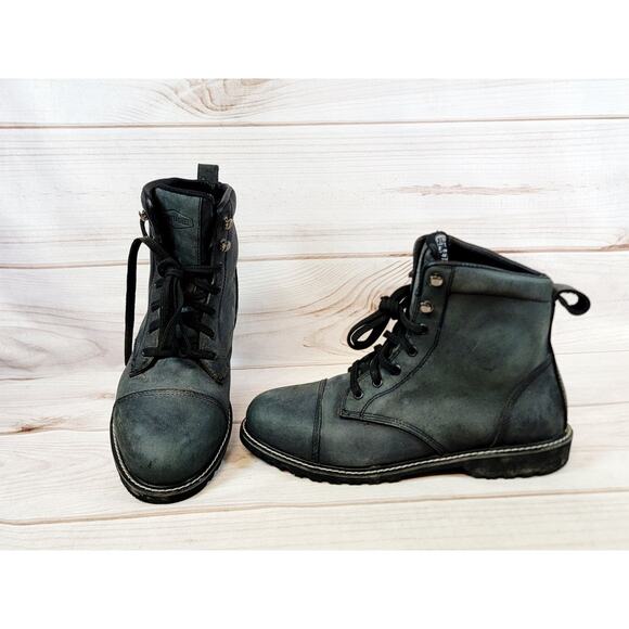 Street & Steel Other - Street & Steel 126365 Riding Reinforced Toe Black Leather Boots - Men’s Size 11